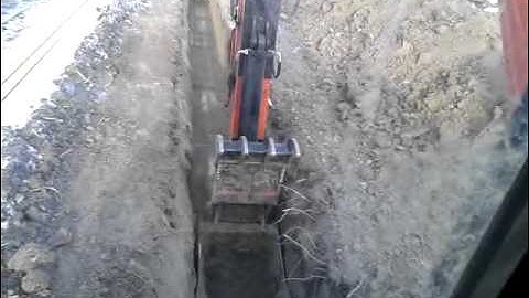 How to dig pipeline ditch