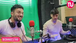 Video thumbnail of "Entre a mí pago sin golpear - Sant2 en Bien Nuestro| Radio Tú / Aptra 🇦🇷🎙️📻🎵"