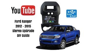 How To Replace Stereo Ford Ranger PX1 2012 to 2015 - Kenwood DDX9017DABS