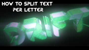 C4D Split Each Letter Tutorial | Split Text Letter By Letter | JayArtz
