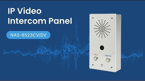 [Product] SPON NAS-8523CV/DV IP Video Intercom Panel