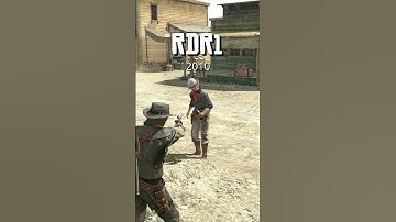 RDR1 VS RDR2 - Glass Comparison 2 #shorts #reddeadredemption2 #rdr2 #rdr1