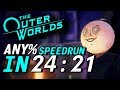 Un speedrunner de The Outer Worlds completa el juego en tan solo 24 minutos