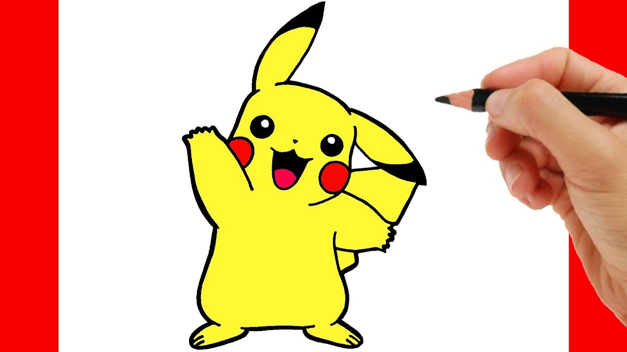 HOW TO DRAW PIKACHU EASY STEP BY STEP - YouTube