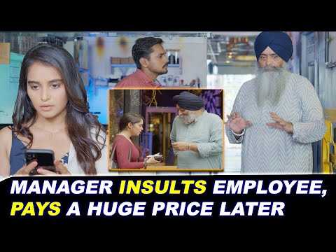 Manager Insults Employee, Pays a Huge Price Later | USP Short Stories | Emotional Short Stories