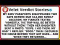 MY KIDS PASSPORTS DISAPPEARED TWO DAYS BEFORE OUR $14,000 FAMILY VACATION MY FIANCÉE TEXTED