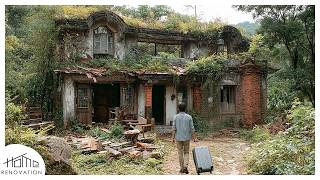 Sin Un Lugar Donde Vivir, Hombre Transformó Una Casa Abandonada En Un Paraíso Como Promesa A Su Hija