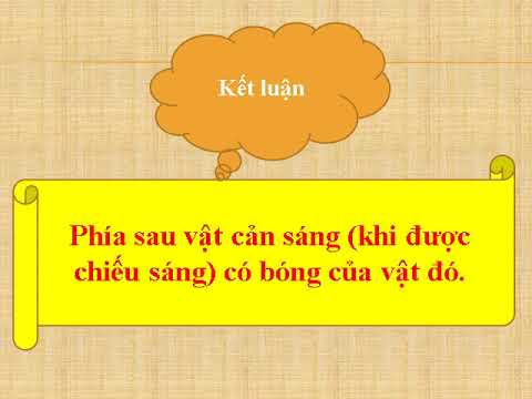 Tuần 23: Khoa học: Bài 46 Bóng tối