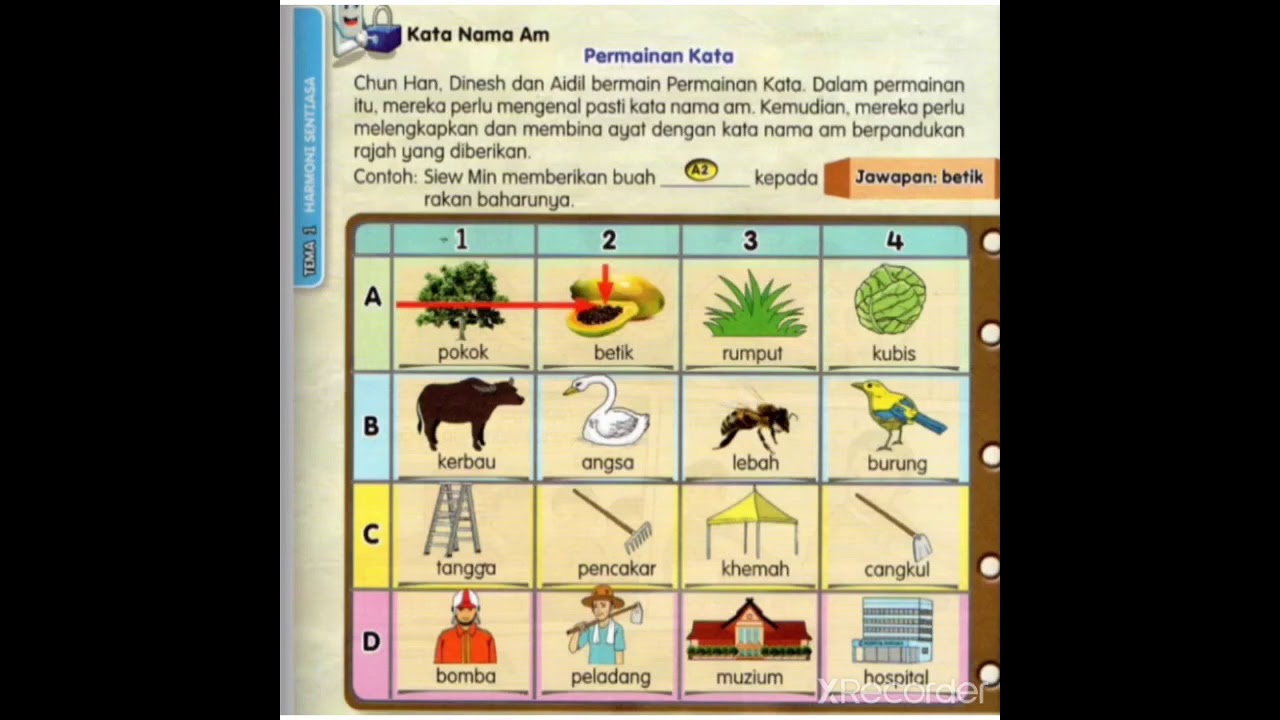 Kata nama am tahun 1