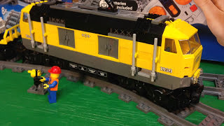 Lego Locomotive Jaune complète sans moteur avec Notice 7939