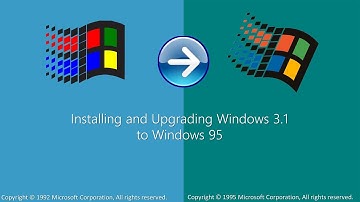 Installing and Upgrading Windows 3.1 to Windows 95