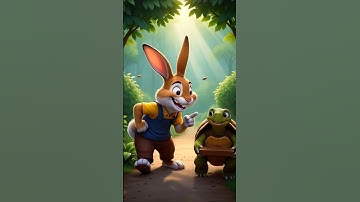 why did the rabbit stop laughing? #shorts #aistory