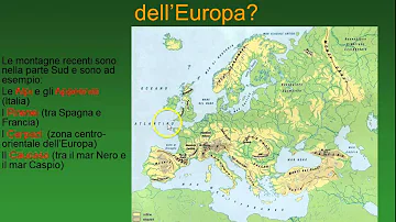 Quali sono i monti più importanti dell'Europa?