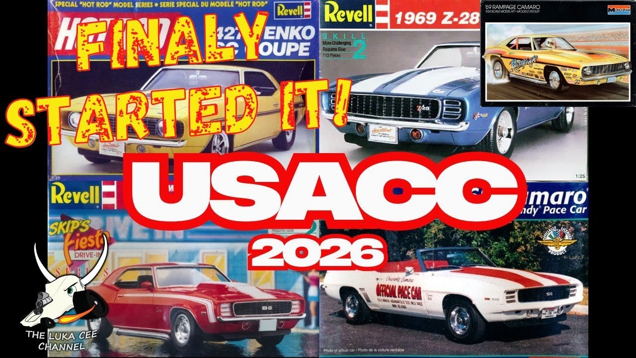 USACC Group Build 2026 The Revell 1969 Camaro Part 1 THE START! Ep.472