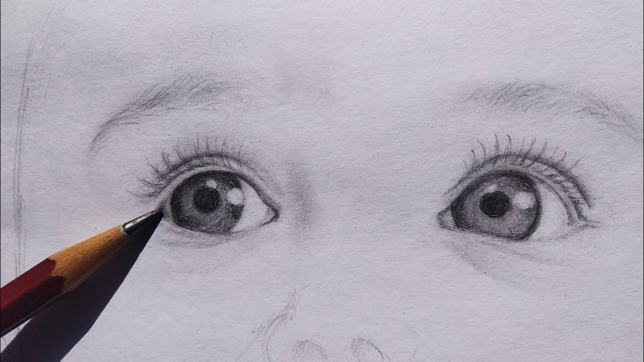 How to Draw a Baby Eye Part 2 YouTube