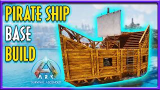 How to Build a Pirate Ship on a Raft | Ark Survival Ascended Tutorial