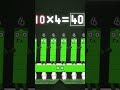 Four Times Table | Numberblocks #shorts ✖️