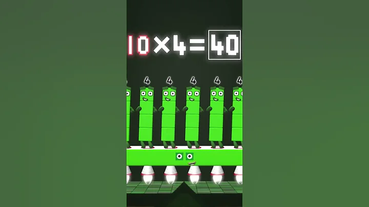 Four Times Table - Learn Your Times Tables #4 ✖️ | Meet Number Four | Numberblocks #shorts