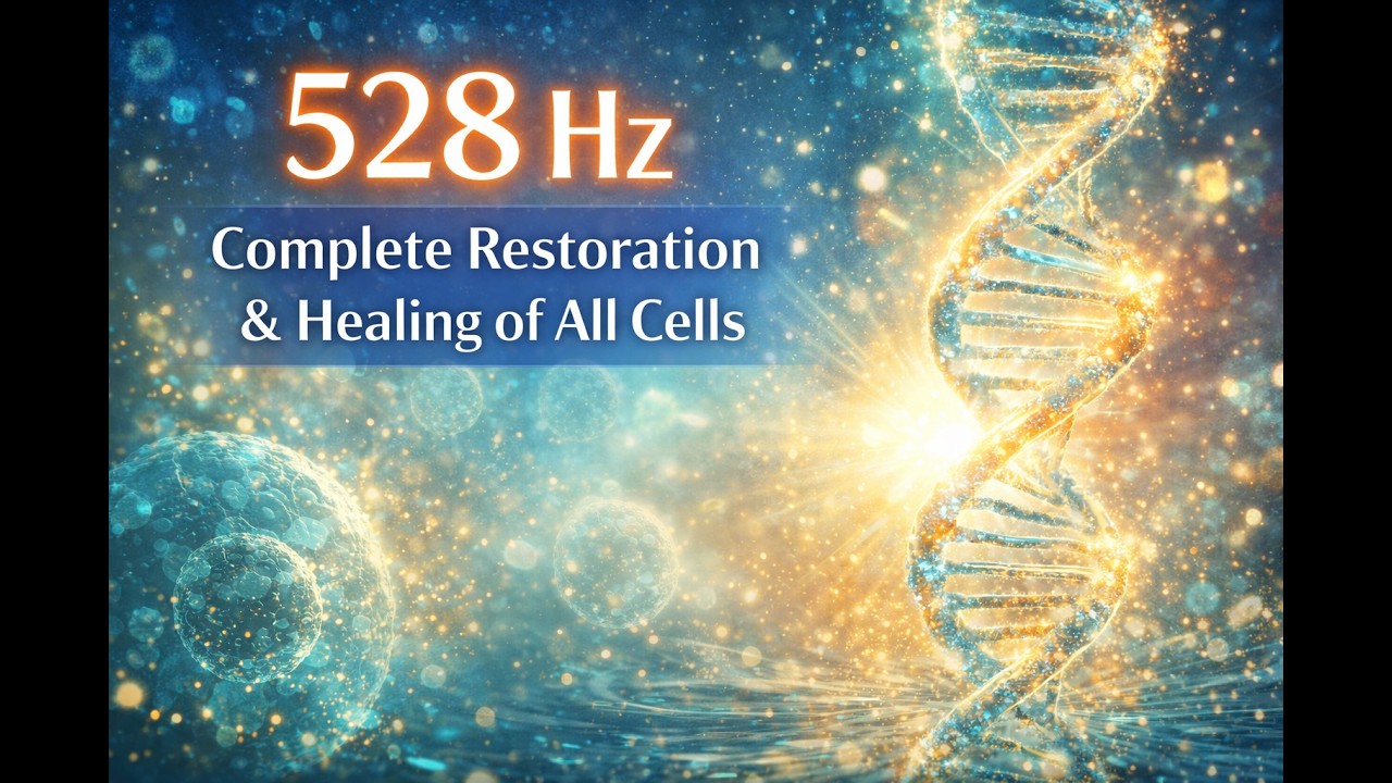 528 Hz Healing Frequency, Full body Repair, DNA Healing - YouTube