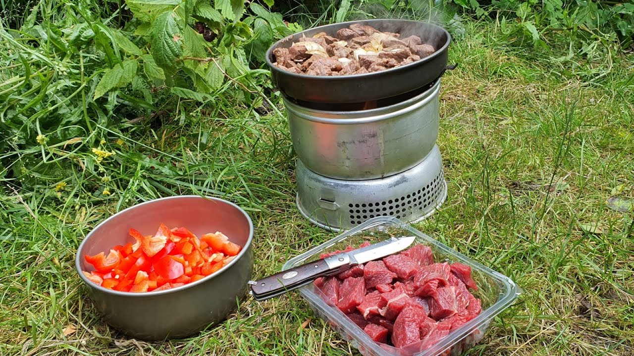 Trangia outdoors cooking Goulasch, Original Hungarian recipe! Trangia — free download