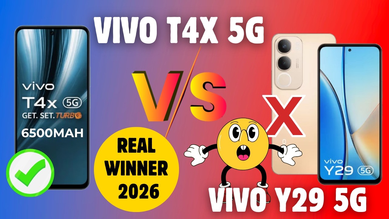 Vivo T4x 5G или Vivo Y29 5G? 🤔 Лучший бюджетный игровой телефон до 13 590 рупий | 8 ГБ/256 ГБ