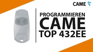 So programmiert man eine CAME TOP 432 EE Handsender