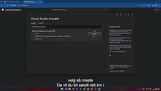 Visual Studio Community Set Up, Addisjonsprogram Og Uploading Til Github