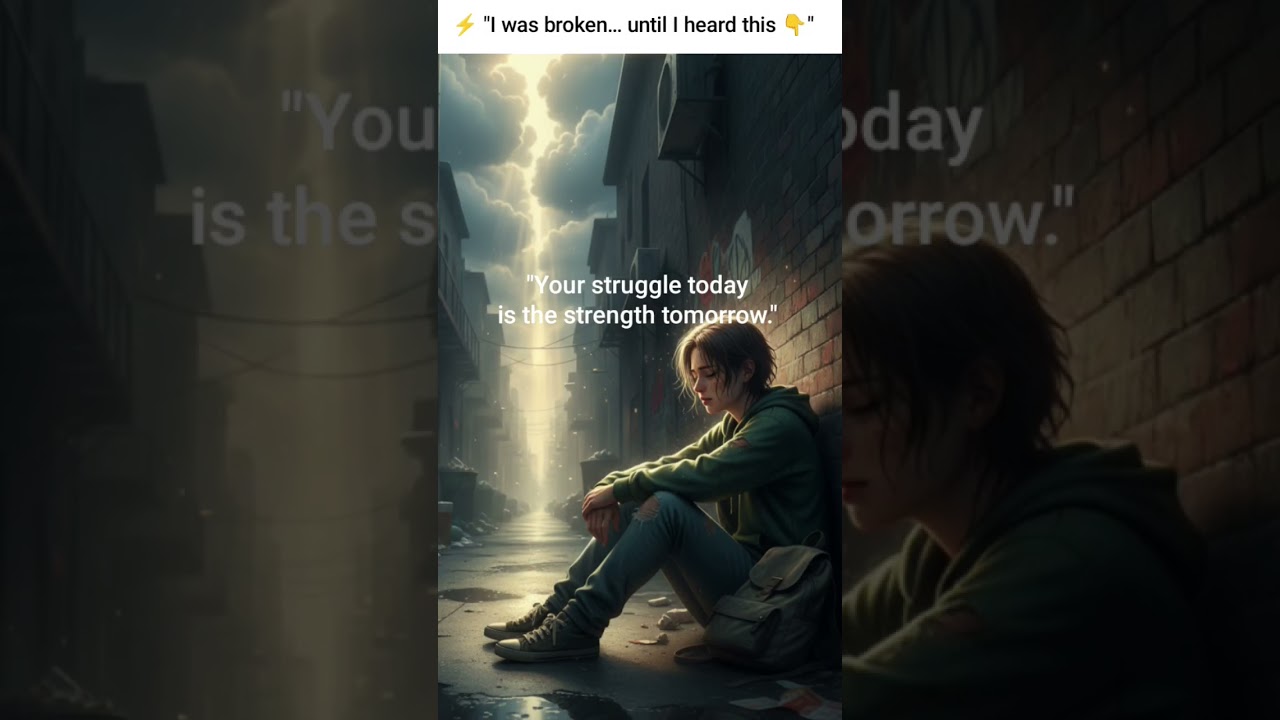 "Scars build strength. Struggles create power. Keep fighting 💪 