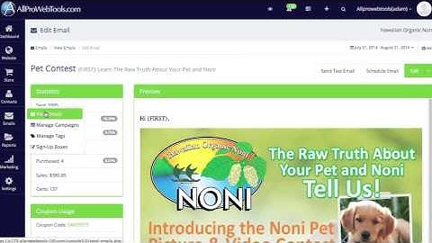 How to Send Emails to Leads: AllProWebTools 3.0
