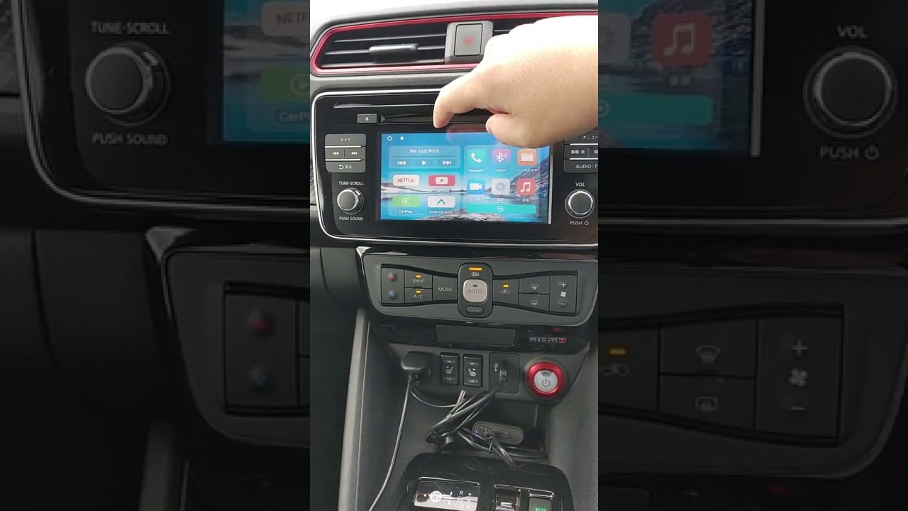 メーカー純正ナビ(マイナー前)でYouTube再生。（日産 リーフ・ZE1）by