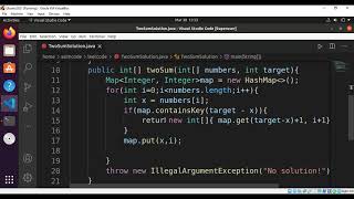 LeetCode Two Sum Solution In Java