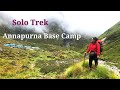 Annapurna base camp abc trek solo trek to abc  abc trekking nepal  vlog 1