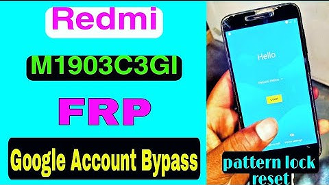 Xiaomi Redmi Go M1903C3GI FRP Unlock or Google Account Bypass Easy Trick Without PC M1903c3Gl frp