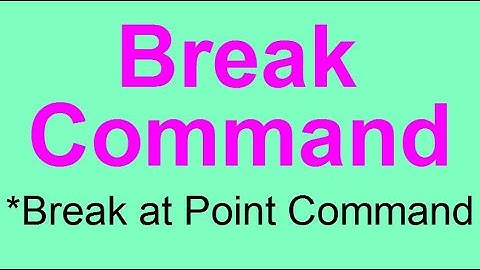 Break Command in AutoCad II Hindi/Urdu Tutorial