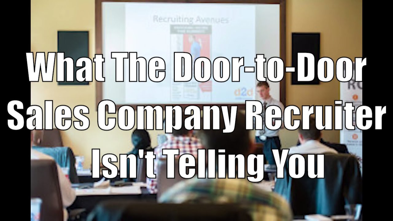 Door To Door Sales Job Description