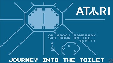 "Journey Into the Toilet" ATASCII Cartoon Movie 🚽