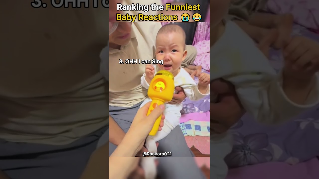 Baby Hears Mic for the First Time😂