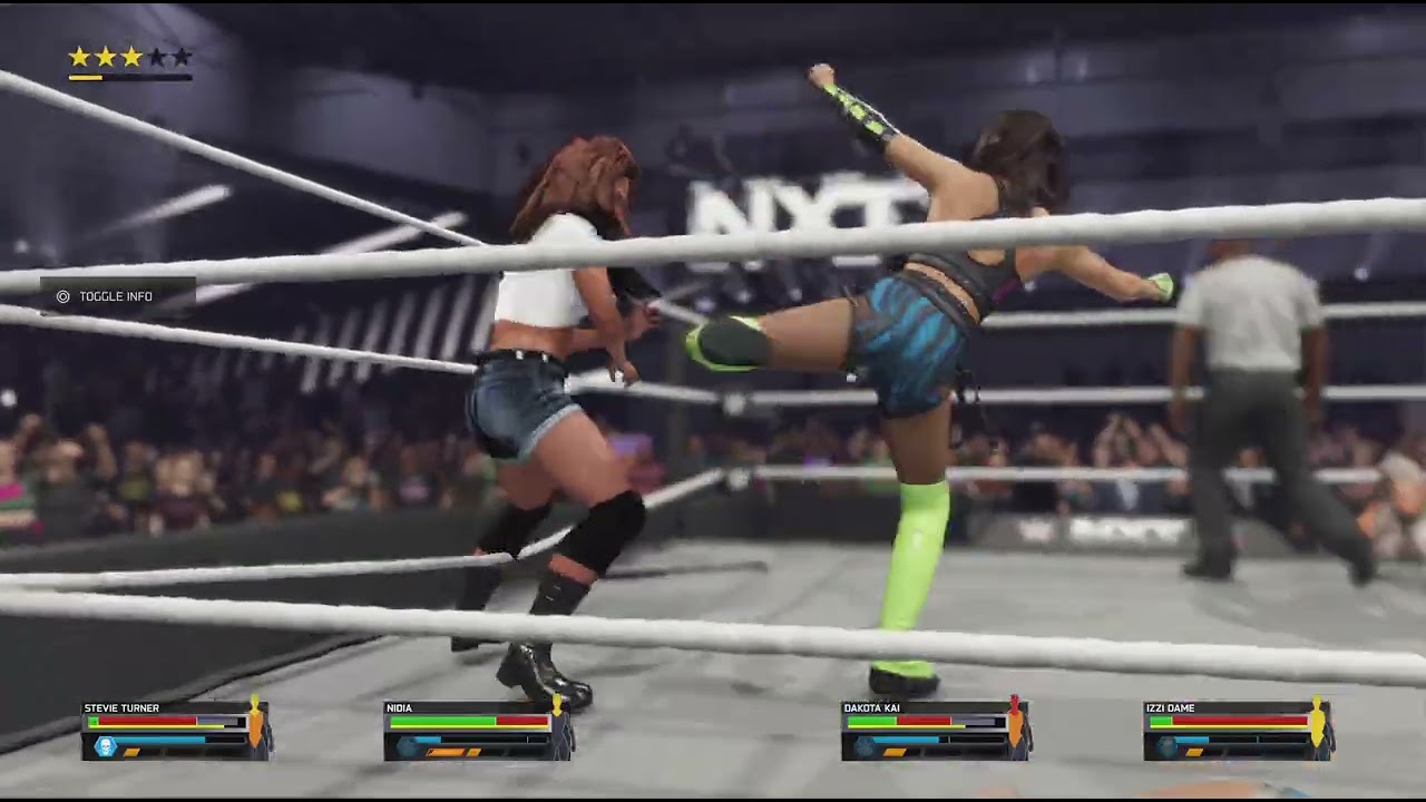 WWE 2K25 NXT Stevie Turner vs. Nidia vs. Dakota Kai vs. Izzi Dame