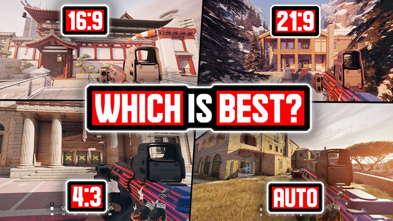 What Is The Best Aspect Ratio For Rainbow Six Siege Comparing EVERY Aspect Ratio - Rainbow Six Siege - YouTube