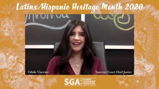 Celebrating Latinx/Hispanic Heritage Month featuring Odalis Vicencio, Supreme Court Chief Justice