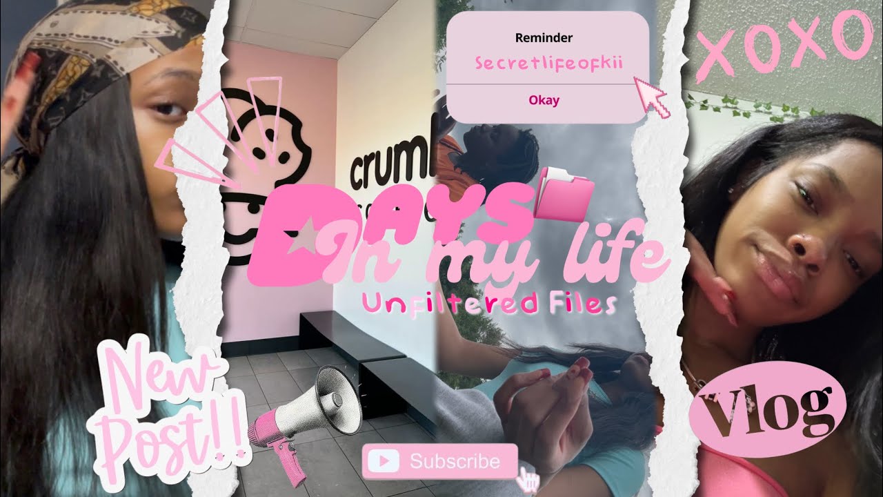 Unfiltered Files EP 004 | Days In My Life 🎀 | Crumbl Cookies Review & Yoga + More | Autumn Sakii