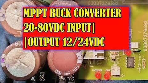 Mppt Solar Controller|Step Down Converter|#mppt #dctodc Buck