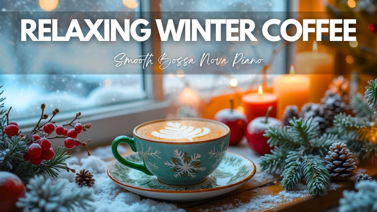 ☕ Relaxing Winter Coffee Jazz ️ Smooth Bossa Nova Piano Music for Cozy ...