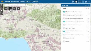 Query Filter & Select Health Protection Zone Map