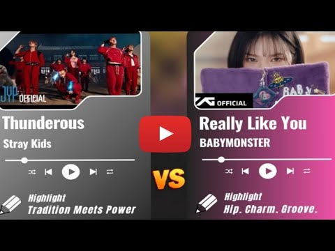 Thunder Vs Love Stray Kids و BABYMONSTER يتنافسان وجها لوجه في المواجهة النهائية لـ K Pop Karma