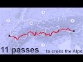 11 Passes to cross the Alps
