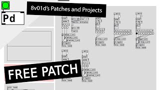 (13) Pure Data - 8v01d - a bunch of osc