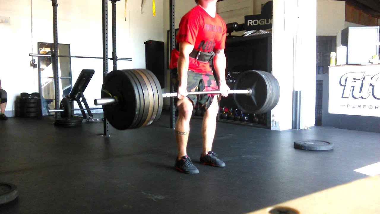 450 x 5 DeadLift Vegan