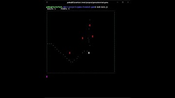 A simple and anxiety inducing shooter that runs in the terminal.