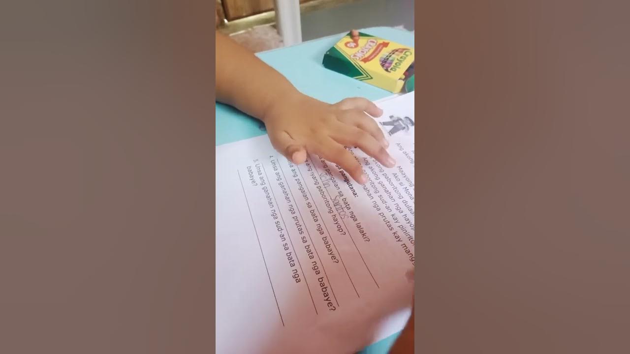 Reading comprehension grade 1 ( bisaya module) YouTube